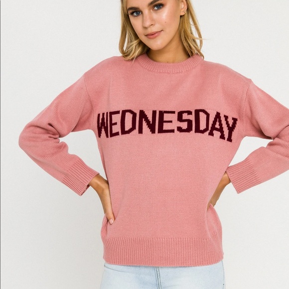 English Factory Pink Wednesday Sweater 